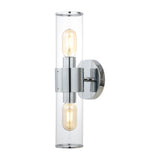 Quinn 15.5"  Mid-Century Modern Iron/Acrylic LED Sconce - JONATHAN Y