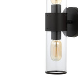 Quinn 15.5"  Mid-Century Modern Iron/Acrylic LED Sconce - JONATHAN Y