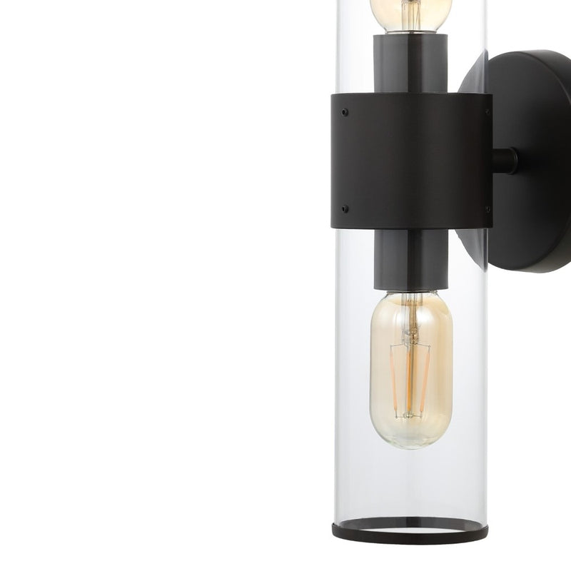 Quinn 15.5"  Mid-Century Modern Iron/Acrylic LED Sconce - JONATHAN Y