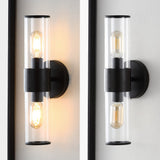 Quinn 15.5"  Mid-Century Modern Iron/Acrylic LED Sconce - JONATHAN Y