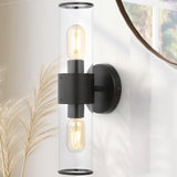 Quinn 15.5"  Mid-Century Modern Iron/Acrylic LED Sconce - JONATHAN Y