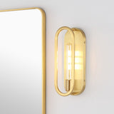 Emilia 4.75" Modern Bohemian Iron LED Sconce - JONATHAN Y