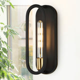 Emilia 4.75" Modern Bohemian Iron LED Sconce - JONATHAN Y