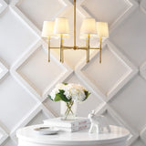 Sophie 38.5" Modern Midcentury Iron Linear LED Pendant - JONATHAN Y