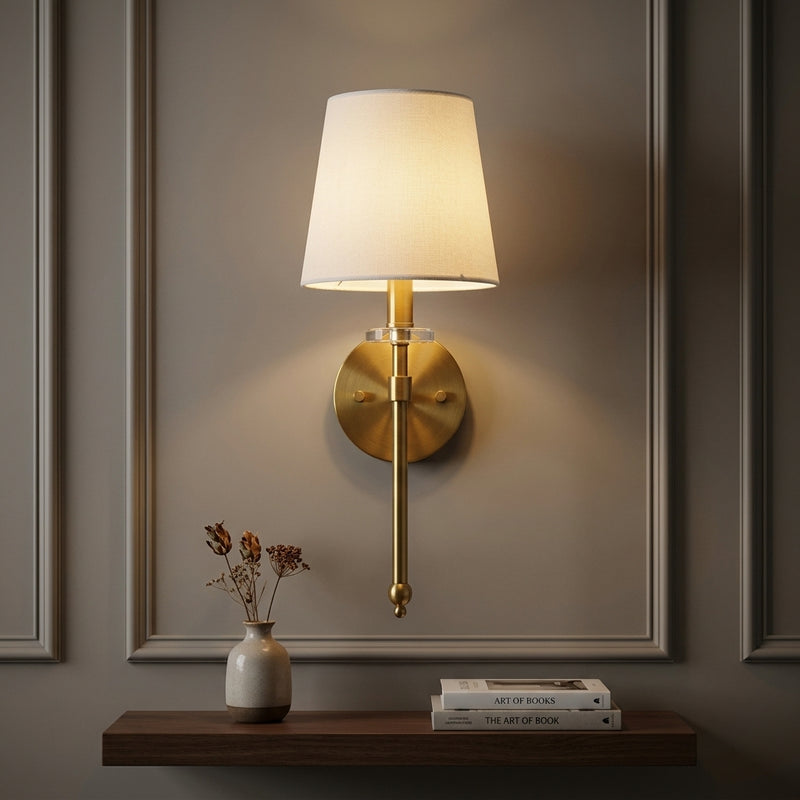 Olivia Modern Midcentury LED Vanity Brass Gold / 1 Sockets – AI-ON
