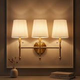 Olivia Modern Midcentury LED Vanity Brass Gold / 3 Sockets – AI-ON