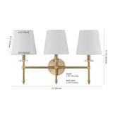 Olivia Modern Midcentury LED Vanity