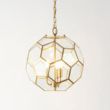 Bee 13.5" Modern Bohemian Iron/Glass LED Pendant - JONATHAN Y