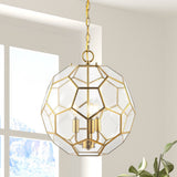 Bee 13.5" Modern Bohemian Iron/Glass LED Pendant - JONATHAN Y