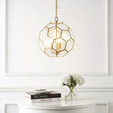 Bee 13.5" Modern Bohemian Iron/Glass LED Pendant - JONATHAN Y
