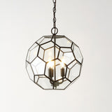 Bee 13.5" Modern Bohemian Iron/Glass LED Pendant - JONATHAN Y