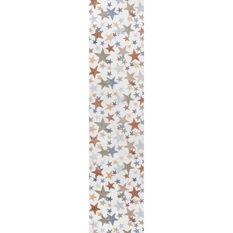 Star Gazer Geometric Machine-washable Area Rug