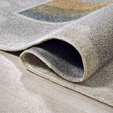 Minha Rainbow Dot Modern Machine-washable Area Rug