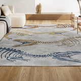 Kingdarr T-rex Modern Kids Machine-washable Area Rug