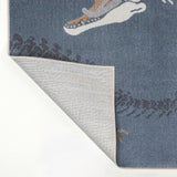 Kingdarr T-rex Modern Kids Machine-washable Area Rug