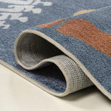 Kingdarr T-rex Modern Kids Machine-washable Area Rug