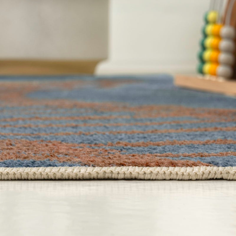 Kingdarr T-rex Modern Kids Machine-washable Area Rug