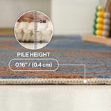 Kingdarr T-rex Modern Kids Machine-washable Area Rug