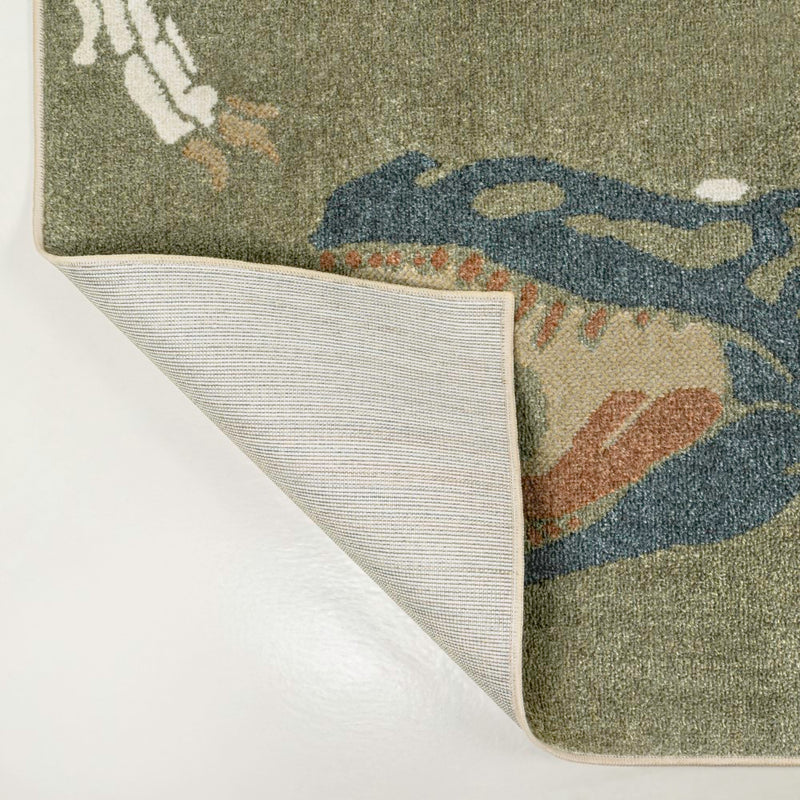 Kingdarr T-rex Modern Kids Machine-washable Area Rug