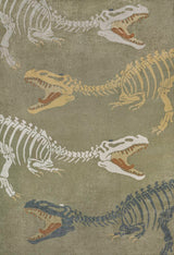 Kingdarr T-rex Modern Kids Machine-washable Area Rug