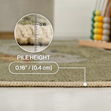 Kingdarr T-rex Modern Kids Machine-washable Area Rug