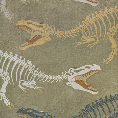 Kingdarr T-rex Modern Kids Machine-washable Area Rug