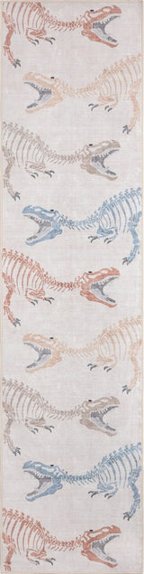 Kingdarr T-rex Modern Kids Machine-washable Area Rug