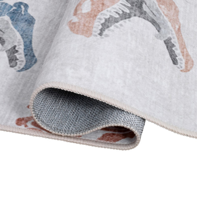 Kingdarr T-rex Modern Kids Machine-washable Area Rug