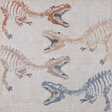 Kingdarr T-rex Modern Kids Machine-washable Area Rug