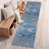 Kingdarr T-rex Modern Kids Machine-washable Area Rug