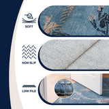 Kingdarr T-rex Modern Kids Machine-washable Area Rug