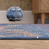Kingdarr T-rex Modern Kids Machine-washable Area Rug