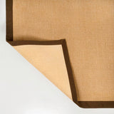 Camden Farmhouse Cottage Border Jute Area Rug