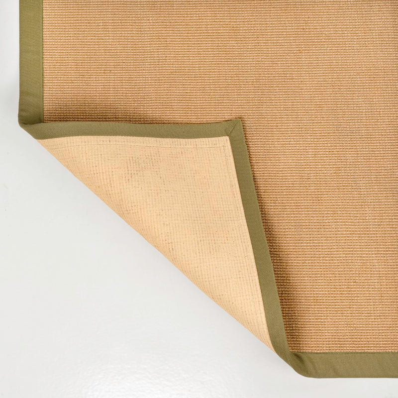 Camden Farmhouse Cottage Border Jute Area Rug