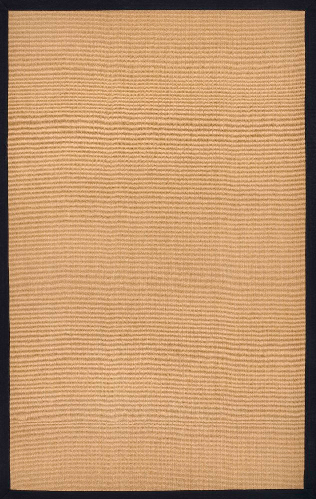 Camden Farmhouse Cottage Border Jute Area Rug