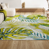 Monstera Tropical Leaves Area Rug