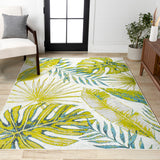 Monstera Tropical Leaves Area Rug
