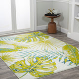 Monstera Tropical Leaves Area Rug