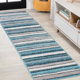 Magnolia Beach Strie' Striped Area Rug
