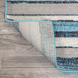 Magnolia Beach Strie' Striped Area Rug