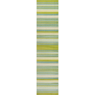 Duxbury Gradient Ticking Striped Area Rug