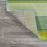 Duxbury Gradient Ticking Striped Area Rug