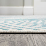 Arlo Woodgrain Geometric Area Rug