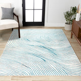Arlo Woodgrain Geometric Area Rug