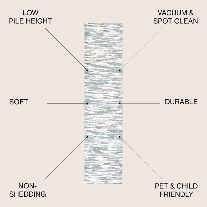 Speer Abstract Linear Stripe Area Rug