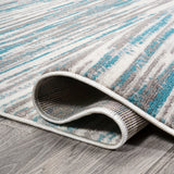 Speer Abstract Linear Stripe Area Rug