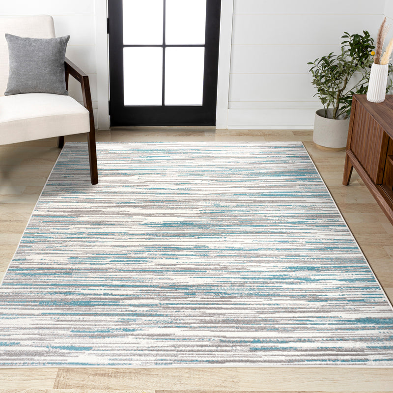 Speer Abstract Linear Stripe Area Rug