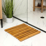 Paige Modern Classic Acacia Wood Slat Mat