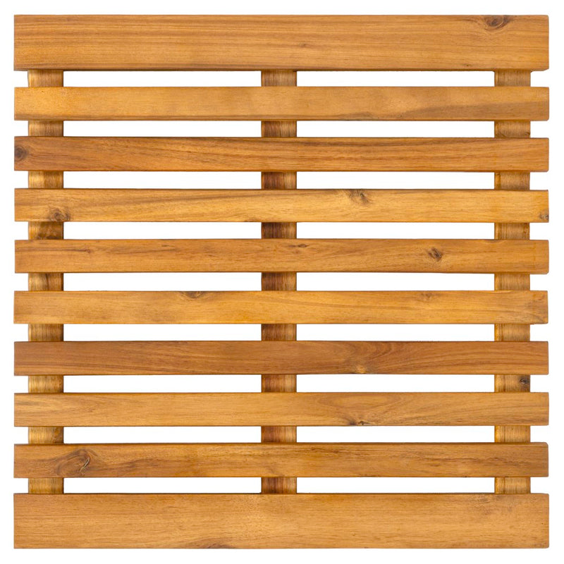 Paige Modern Classic Acacia Wood Slat Mat