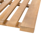 Paige Modern Classic Acacia Wood Slat Mat